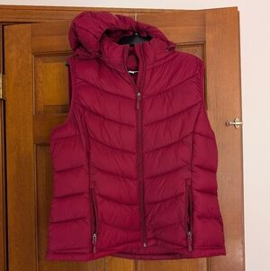 Charter Club Women's Deep Red Quilted Vest